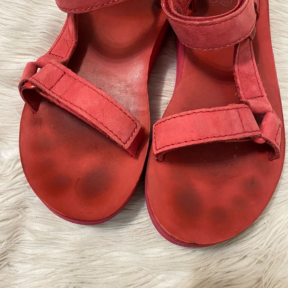 Teva Midform Universal Leather Platform Sandal Ra… - image 4